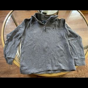 Boys’ Ralph Lauren cotton pullover M heather gray